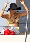 Paris Hilton - Bikini candids at the beach in Formenta - Ibiza